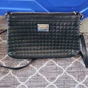 Calvin Klein Black Quilted Crossbody Bag